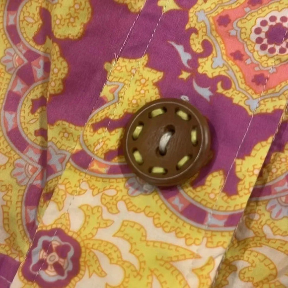 Vintage Y2K Plenty by Tracy Reese Boho Medallion Blouse Sz 4 - Picture 5 of 9